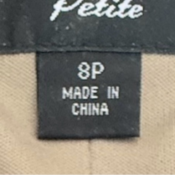 Scarlett Nite Floral Sheath Dress 8P Tan Gray Layered Lace Metallic Cap Sleeves - Picture 11 of 15